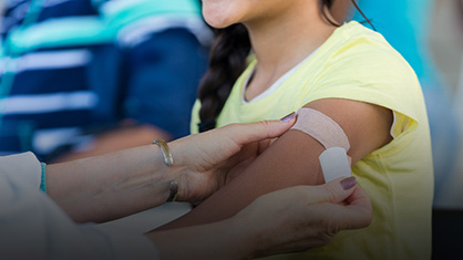 getting flu shot